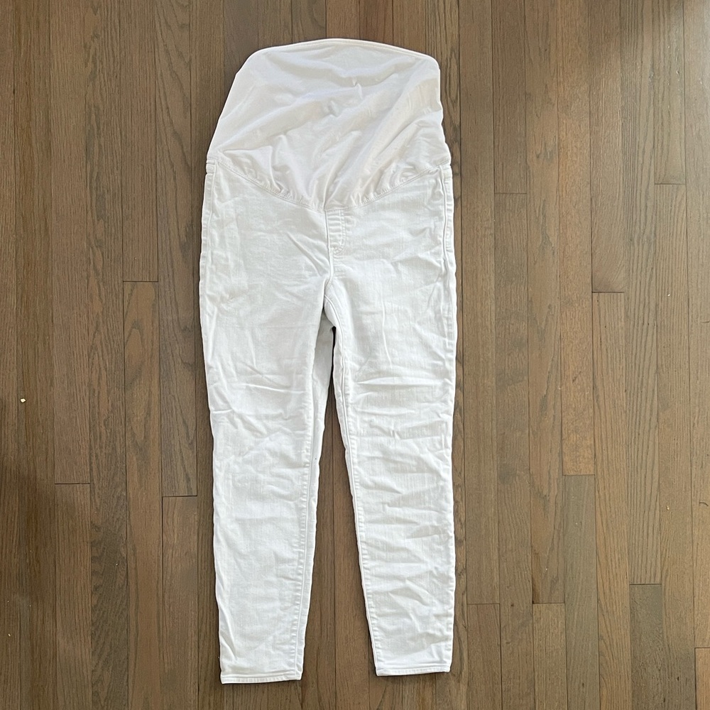 White Maternity Skinny Jeans
